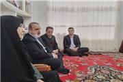 اعضای جهاد دانشگاهی مازندران با مادر شهید رسانه محمد حسن قریب دیدار کردند