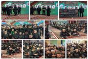آستان قدس رضوی پرچم عزای حضرت اباعبدالله الحسین(ع) را به عزاداران حسینی شهرستان سیمرغ