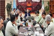 نشست دادستان مرکز استان مازندران با رؤسای پلیس‌های تخصصی، فرماندهان کلانتری‌ها و پاسگاه‌های شهرستان ساری