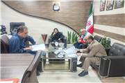 نشست هماهنگی جهت صدور پروانه ساخت و تسریع در روند ساخت ساختمان اداری- امدادی جمعیت هلال احمر