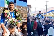 استقبال باشکوه مردم و مسئولان از سامان احمدی، قهرمان طلایی MMA آسیا