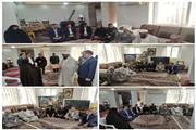 دیدار فرماندار شهرستان سیمرغ با همسر سردار شهید طور به مناسبت چهل‌وهفتمین سالگرد پیروزی انقلاب اسلامی