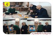 دیدار صمیمانه رئیس بنیاد شهید بابلسر با خانواده شهید حسین‌ پورطهماسب امیری