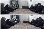/ دیدار فرمانده انتظامی شهرستان سیمرغ با خانواده شهید خلیلی