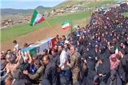 تشییع و تدفین پیکر پاسدار شهید رامین رمضانی در بندرج دودانگه ساری
