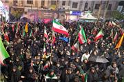 خیابان‌های شهر بابلسر صحنه اتحاد ملت ایران همراه با باران بهاری
