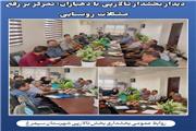 هم‌افزایی بخشداری تالارپی و دهیاران برای توسعه روستایی نخستین جلسه نسیم_رضایی، بخشدار تالارپی شهرستان سیمرغ