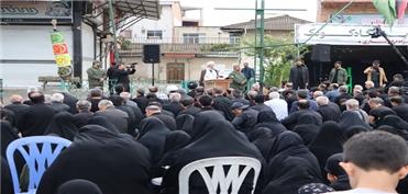 اقامه نماز ظهر عاشورا ​در آستان مقدس امامزاده یحیی(ع) ساری +عکس