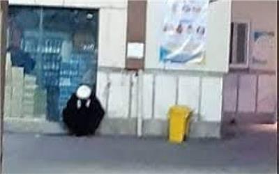 خلوت غریبانه طلبه جهادی در فراغ همسر و فرزند