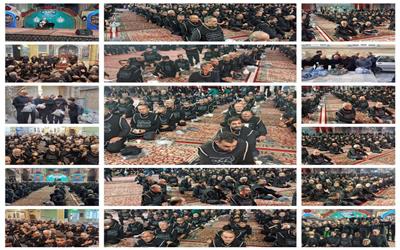 90 نفر از عزاداران حسینی شهرستان سیمرغ با حضوری پرشور در صحن قدس حرم مطهر رضوی