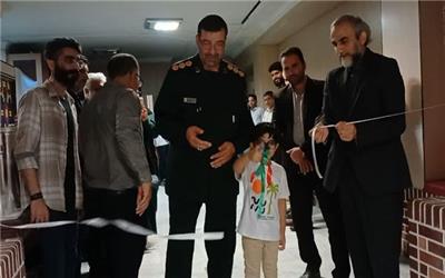 نمایشگاه ایران جان دفاع هنری52 هنرمند مازندران