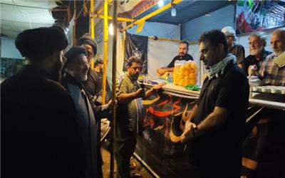 بازدید رئیس سازمان اوقاف  کشور از موکب اوقاف مازندران در سامرا
