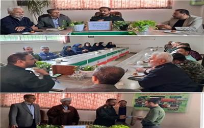 معارفه دکتر محسن رمضانی بعنوان فرمانده جدید پایگاه بسیج کارمندی شهید حسین حاجیان جهاد کشاورزی صورت پذیرفت