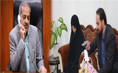 در جریان سفر رییس سازمان نوسازی مدارس کشور به زادگاه شهید کشوری انجام شد؛ گفت‌وگوی تلفنی وزیر آموزش و پرورش با همسر و فرزند شهید احمد کشوری سیمرغ سرافراز ایران