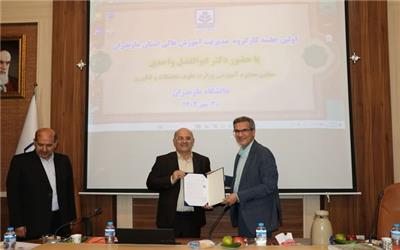 رییس دانشگاه مازندران نماینده وزیر علوم و رئیس کارگروه مدیریت آموزش عالی استان شد