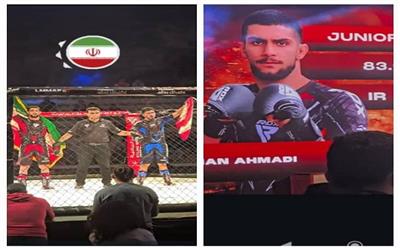 طلوع افتخار در لبنان؛ سامان احمدی بر بام MMA آسیا ایستاد