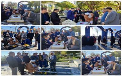 غبارروبی و عطرافشانی مزار مادران شهدای که در دستکنده کلا شهرستان سیمرغ آرامیده اند،