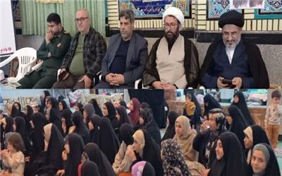 حضور امام‌جمعه هادی‌شهر در جمع معتکفان نوجوان روستای سعیدکلا پازوار