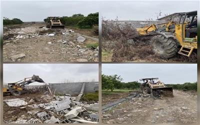 قلع و قمع 2 مورد ساخت‌وسازهای غیرمجاز در سیمرغ