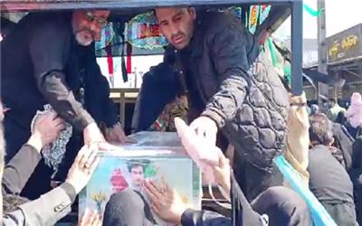 تشییع پیکر مطهر نخبه علمی شهید «احمدعلی شعبان‌نژاد» در بابلسر