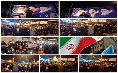 اجتماع سراسری میثاق با امام شهید و بیعت با رهبر منتخب حضرت آیت الله سید مجتبی خامنه ای در شهرستان سیمرغ