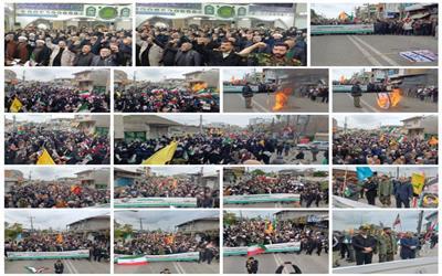 طنین ندای وحدت امت اسلامی در راهپیمایی روز قدس در سیمرغ