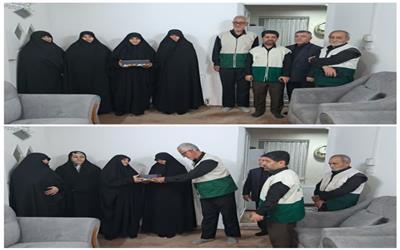 میثاق با آرمان‌های شهدا در دیدار و تجلیل از خانواده معظم شهید جمعی از خادمیاران و یاوران رضوی کانون خدمت رضوی سیمرغ