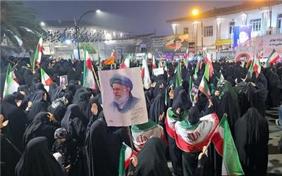 چهل‌ودومین شب از راهپیمایی مردم ولایت‌مدار شهرستان بابلسر برگزار شد