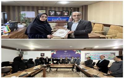 مراسم معارفه بخشدار تالارپی در فرماندار سیمرغ