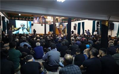نخستین سالگرد شهادت پاسدار «سیدمهدی موسوی» در روستای سنام برگزار شد