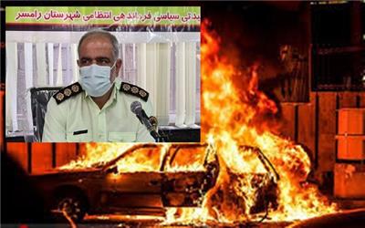 دستگیری عامل آتش سوزی خودرو شهروند رامسری