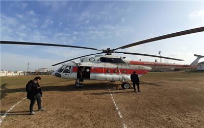 دومین بالگرد امداد و نجات مازندران در ساری استقرار یافت