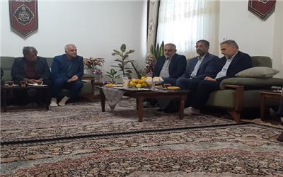 به مناسبت هفته فرهنگی مازندران صورت گرفت: دیدار مدیرکل فرهنگ و ارشاد اسلامی مازندران با بیت سردار شهید رحیم کابلی