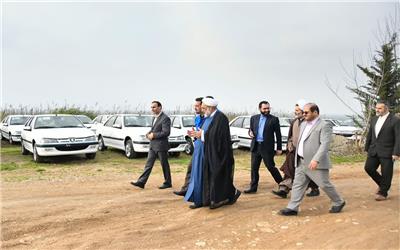 بازدید  رئیس کل دادگستری مازندران از خط تولید سایت ایران خودرو در شهرستان بابل