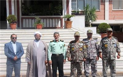 دیدار  فرمانده پدافند هوایی شهید ظرافتی بابلسر با فرمانده انتظامی مازندران