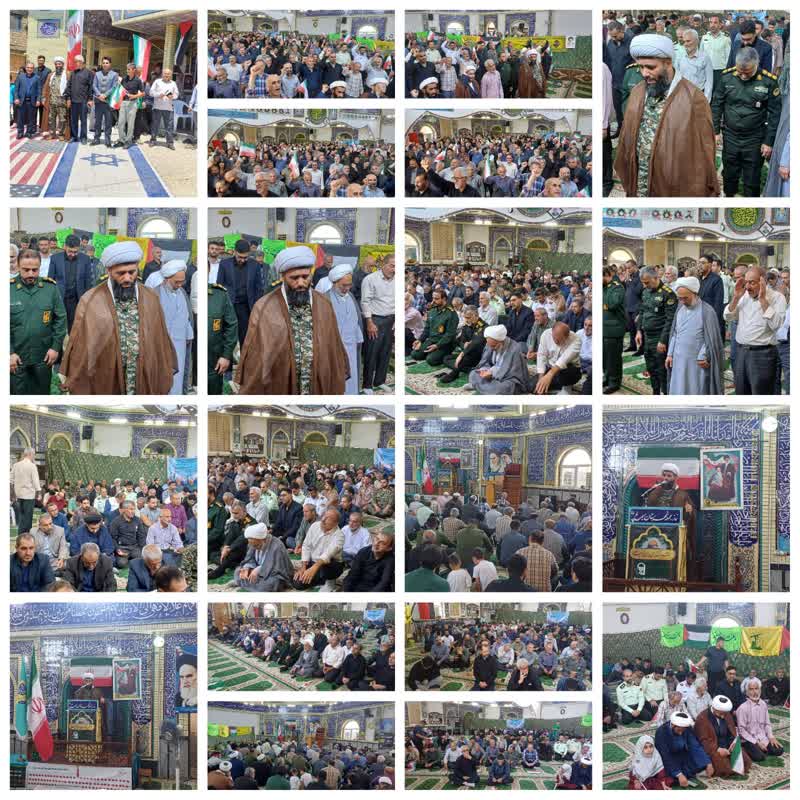 امام جمعه سیمرغ گفت زمان انتقام سخت از صهیونیستی های جنایتکار فرا رسیده است