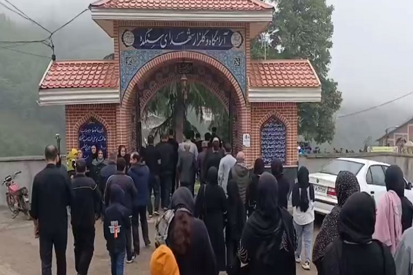 سنت دیرینه عرض سلام به عزاداران در روستاهای دهستان بنافت دودانگه ساری