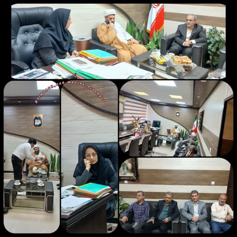 نشست مشترک مسئولان شهرستان جهت بررسی مسائل شهری نشست مشترکی