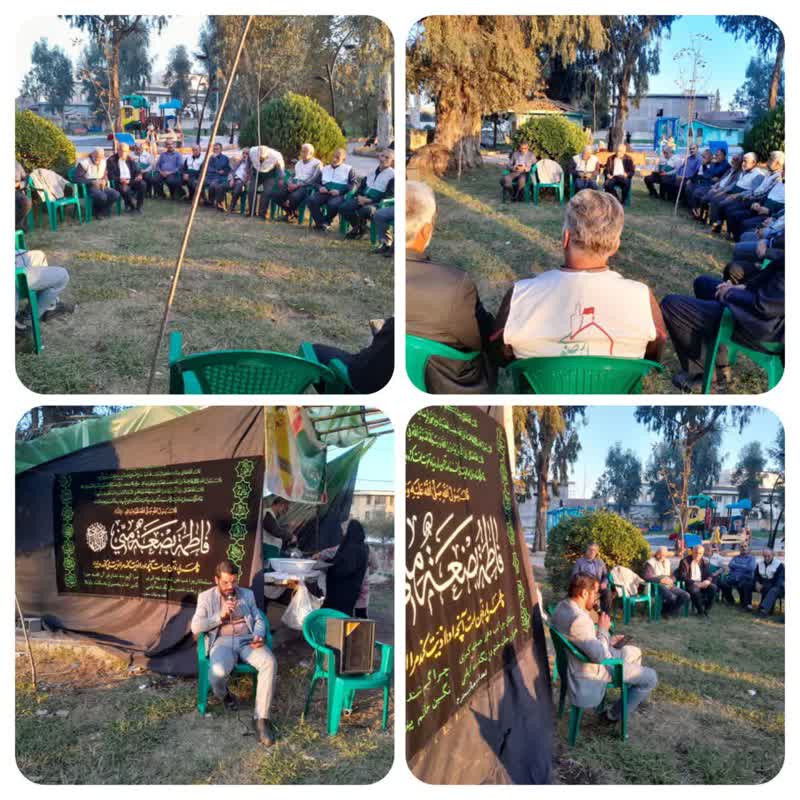 سوگ یاس نبوی در سیمرغ همزمان با ایام شهادت حضرت فاطمه زهرا سلام‌الله‌علیها مراسم سوگواری