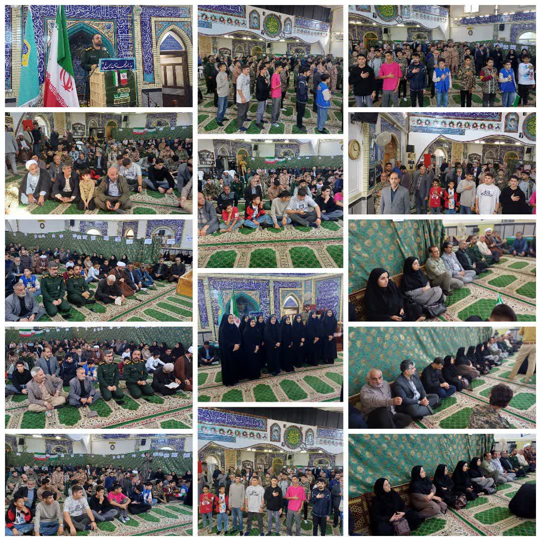 سرهنگ پاسدار علی حسن‌علی‌زاده،/ما وظیفه داریم برای مردم کار واقعی انجام بدهیم نه اینکه در حد حرف بمانیم.»